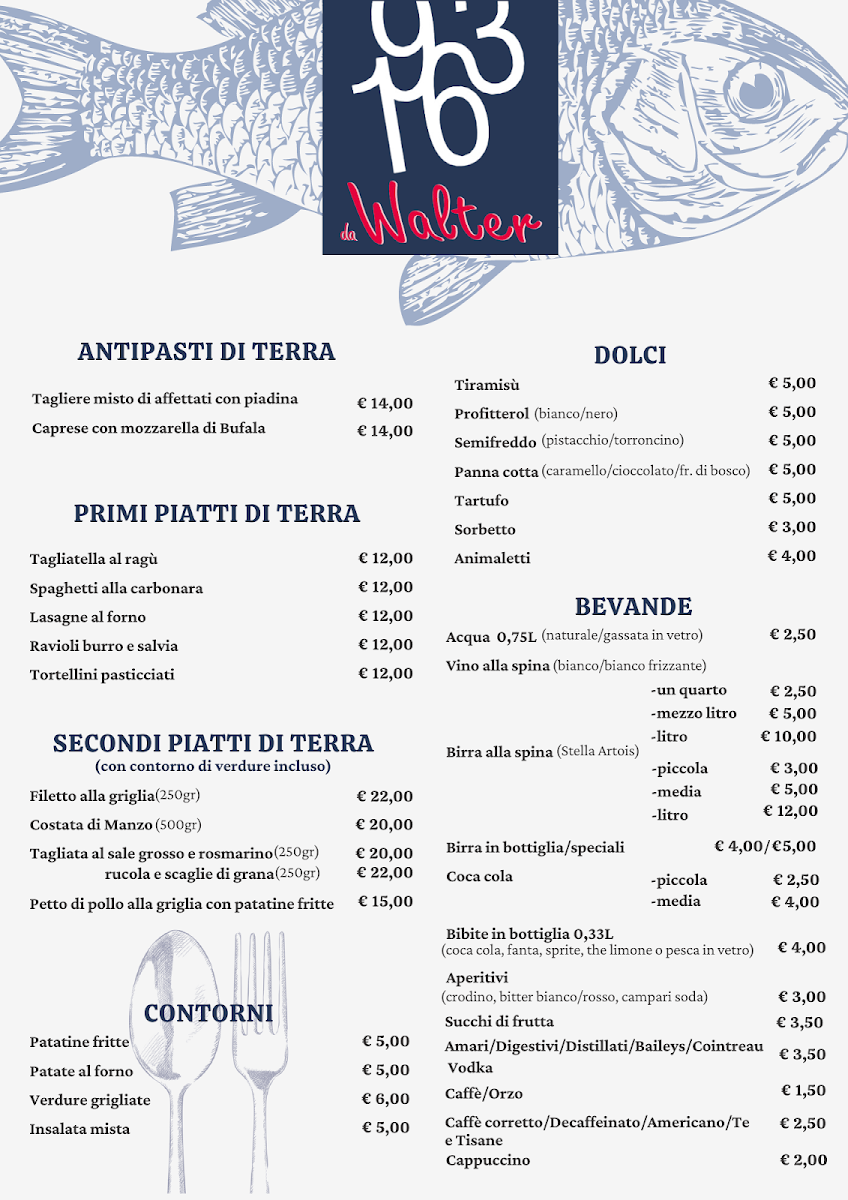 Menu Da Walter 1963 Restaurant-1