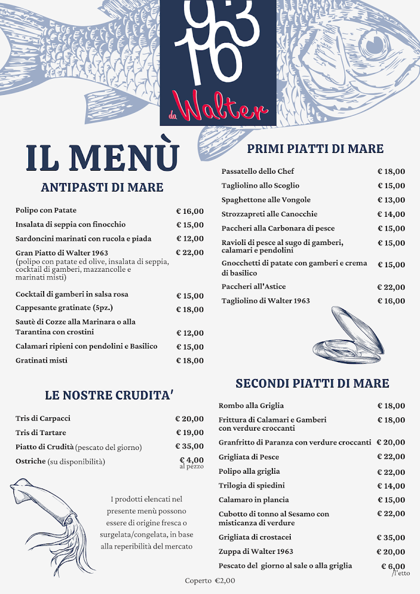 Menu Da Walter 1963 Restaurant-2