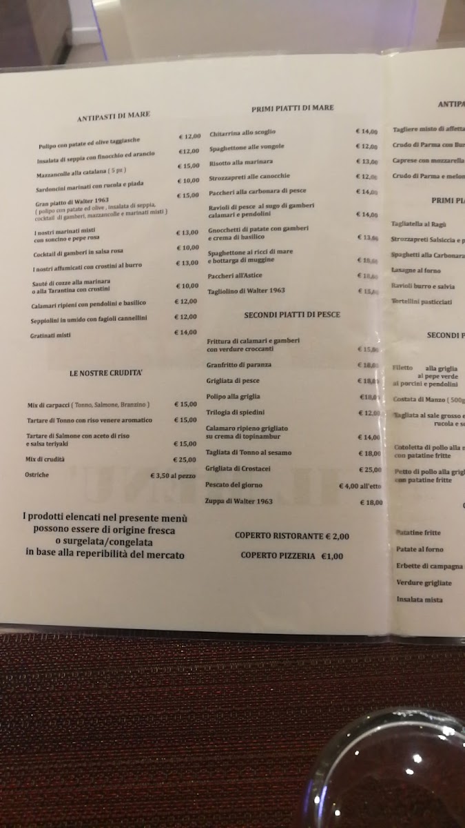 Menu Da Walter 1963 Restaurant-6