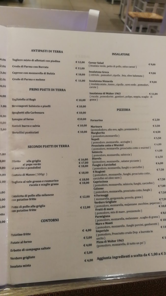 Menu Da Walter 1963 Restaurant-9